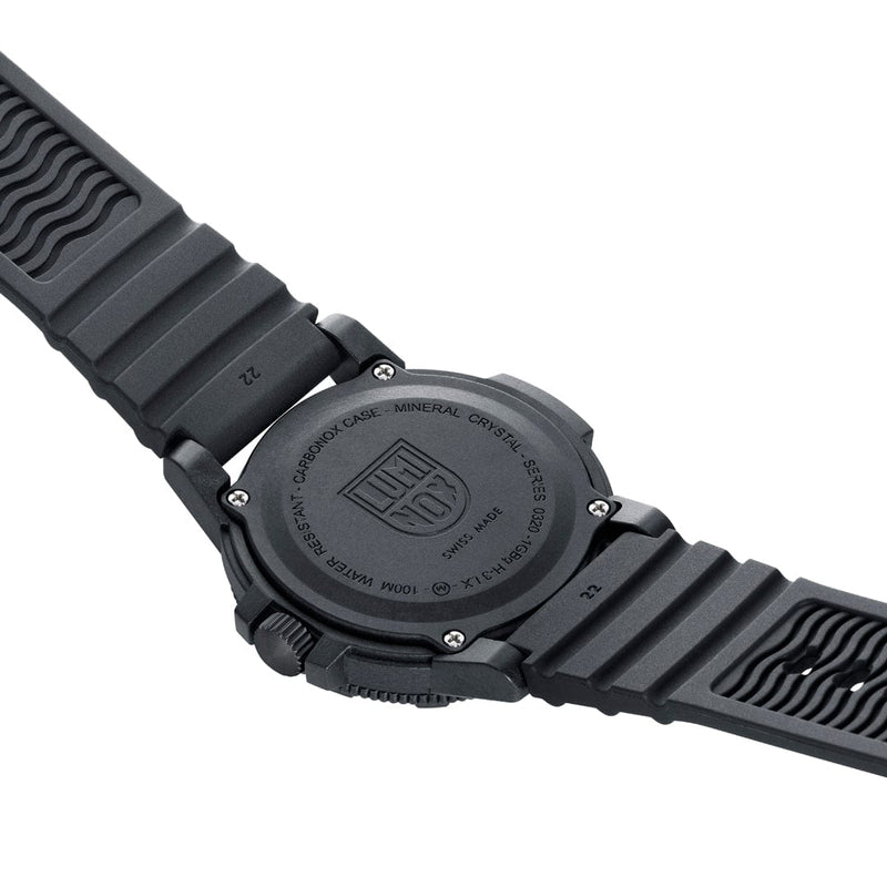 Luminox Leatherback Sea Turtle Giant Outdoor Black Leather Watch XS.0330