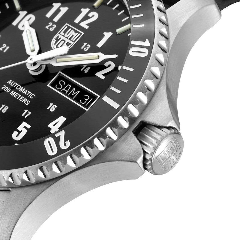 Luminox Automatic Sport Timer Black Dial Stainless Steel Watch XS.0921.M