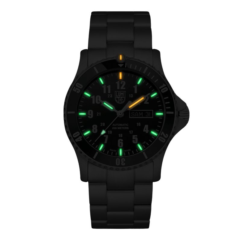 Luminox Automatic Sport Timer Black Dial Stainless Steel Watch XS.0921.M