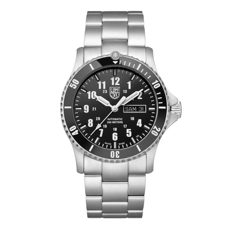 Luminox Automatic Sport Timer Black Dial Stainless Steel Watch XS.0921.M