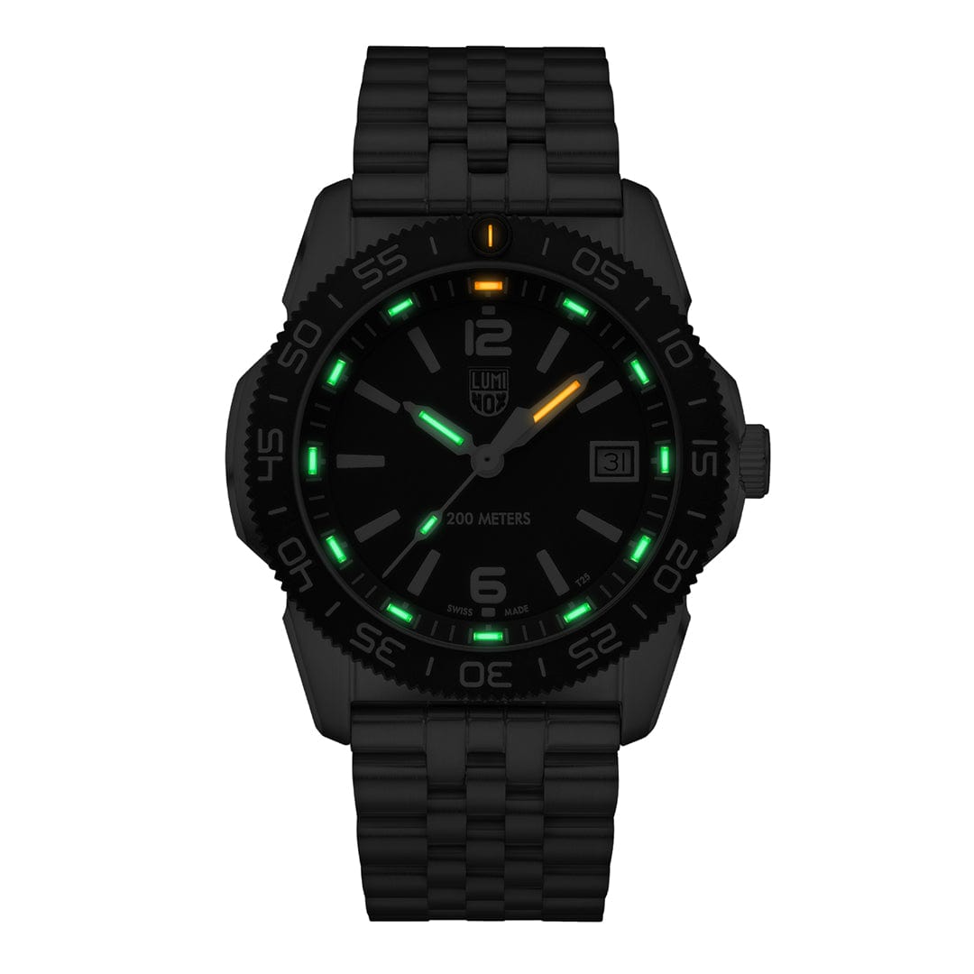 Luminox Pacific Diver Ripple Dive Black Dial Stainless Steel Watch XS.3122M.1