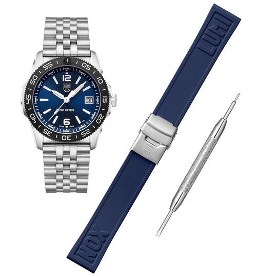 Luminox Pacific Diver Ripple 39mm Diver Watch XS.3123M.SET