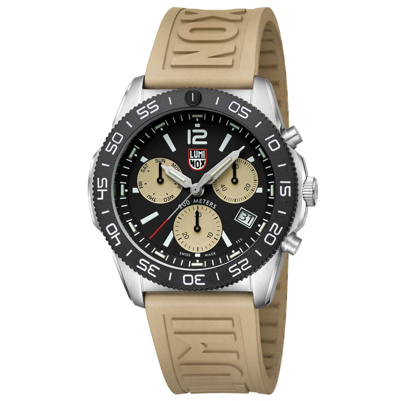 Luminox Pacific Diver Chronograph Genuine Rubber Strap Watch XS.3150