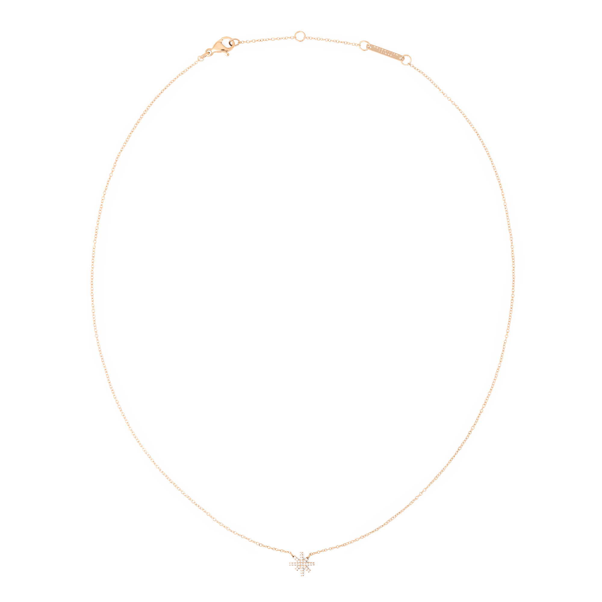 Daniel Wellington Mirelle Star Necklace Rose Gold