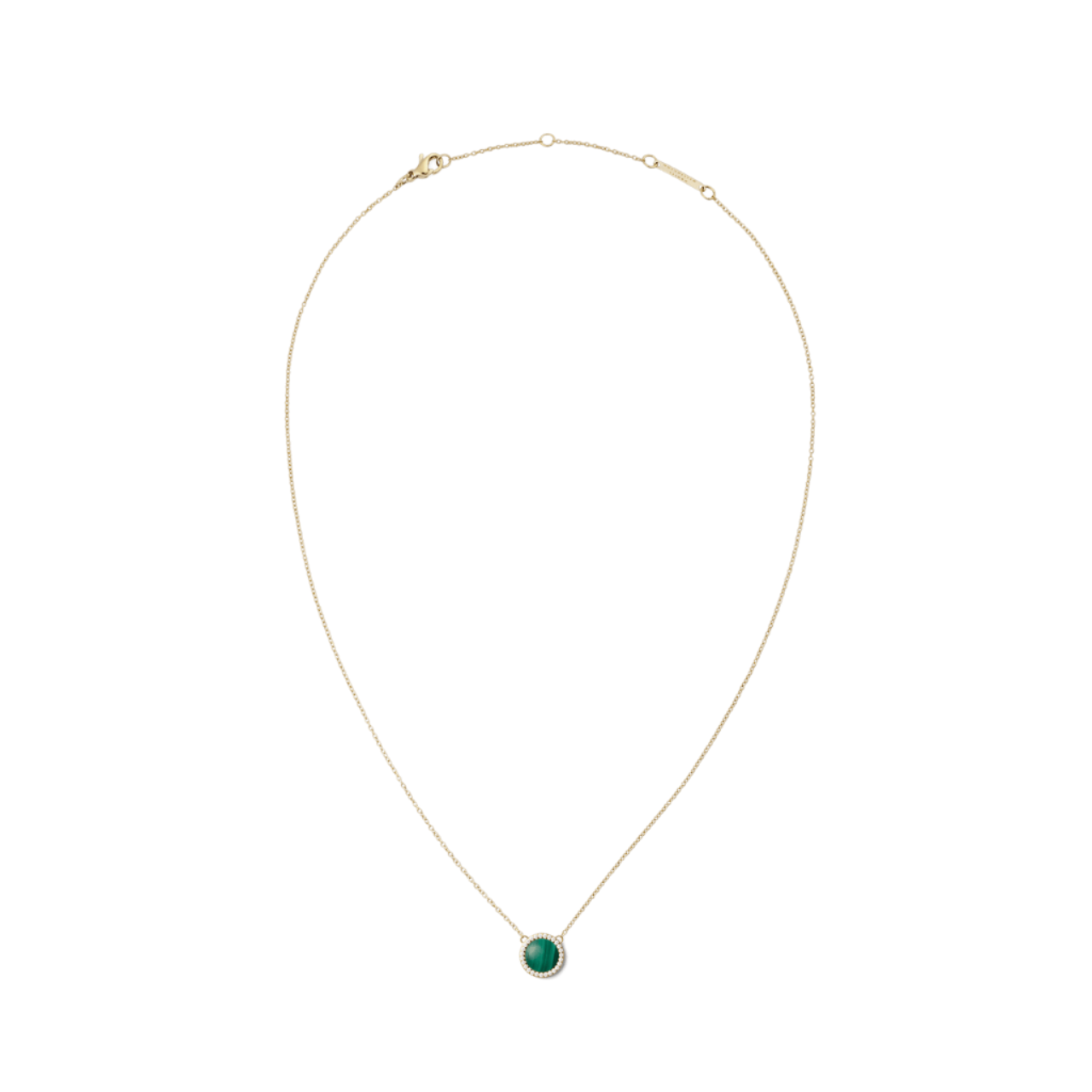 Daniel Wellington Audrey Malachite Gold Necklace DW00401443