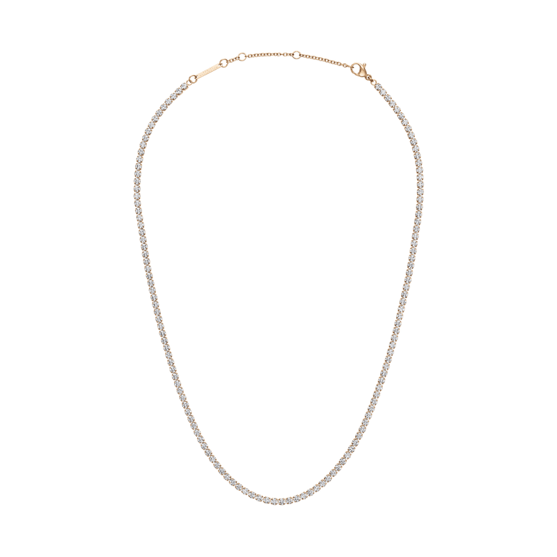 Daniel Wellington Classic Tennis Necklace Rose Gold DW00400390