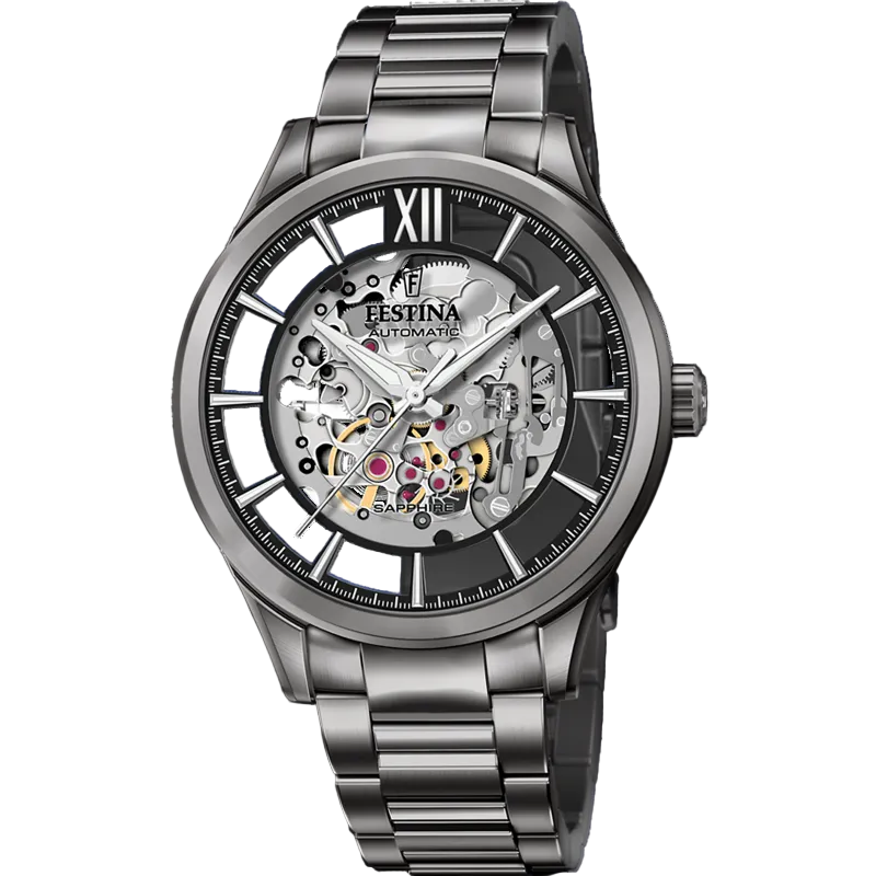 Festina Black Dial Stainless Steel Men's Watch F20632/1
