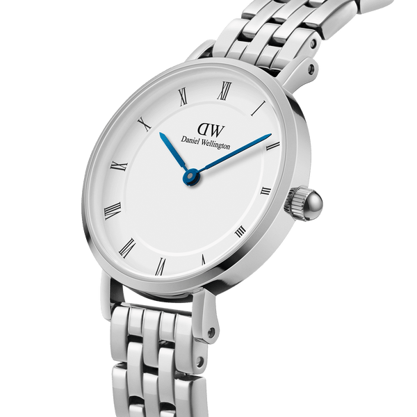 Daniel Wellington Petite Roman Numerals 5-Link Silver Watch DW00100685