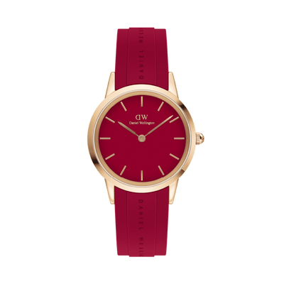 Daniel Wellington Iconic Motion Ruby 40mm Red Dial Watch DW00100502