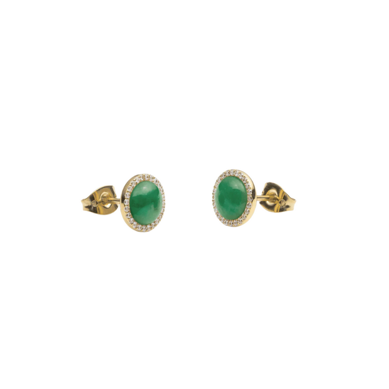 Daniel Wellington Audrey Jade Gold Earrings