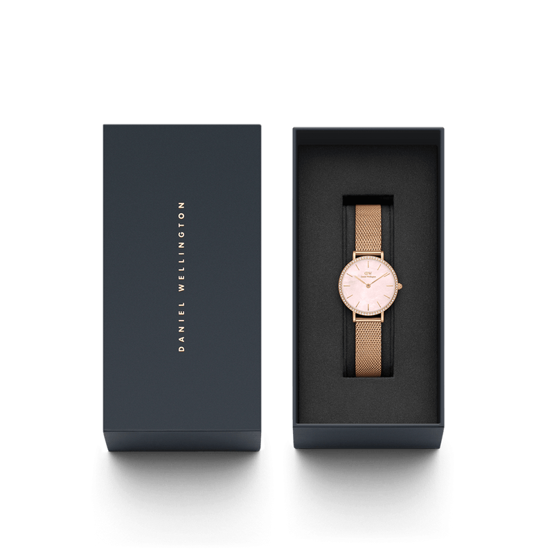 Daniel Wellington Petite Lumine 28mm Bezel Melrose Pink Watch DW00100663