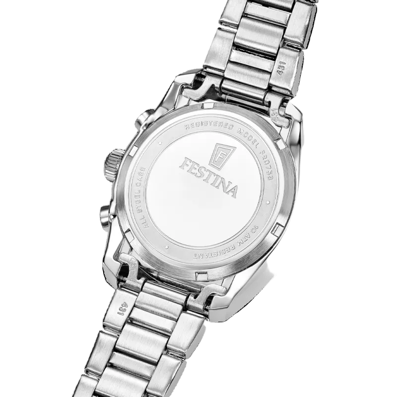 Festina Boyfriend Collection Blue Dial Stainless Steel Watch F20753/2