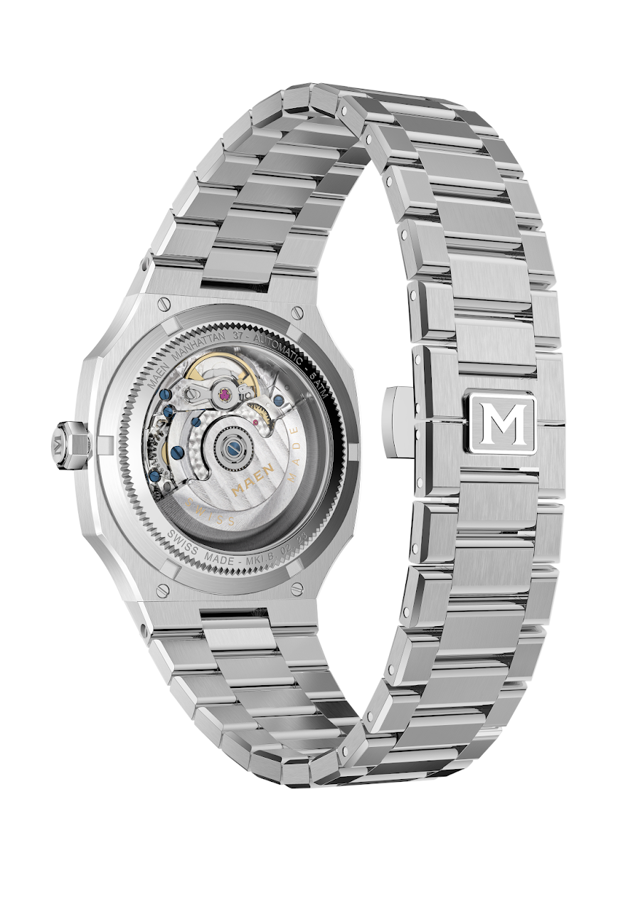 MAEN Manhattan 37 Ice Grey No Date Automatic Watch M2.1.6