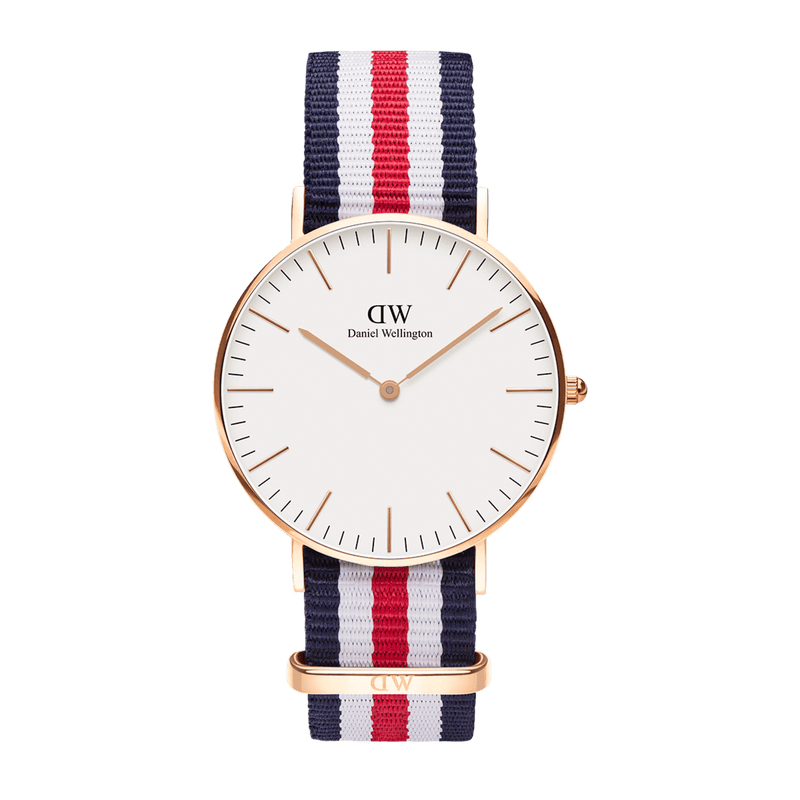 Daniel Wellington Classic 36mm Canterbury White Dial Watch DW00100030