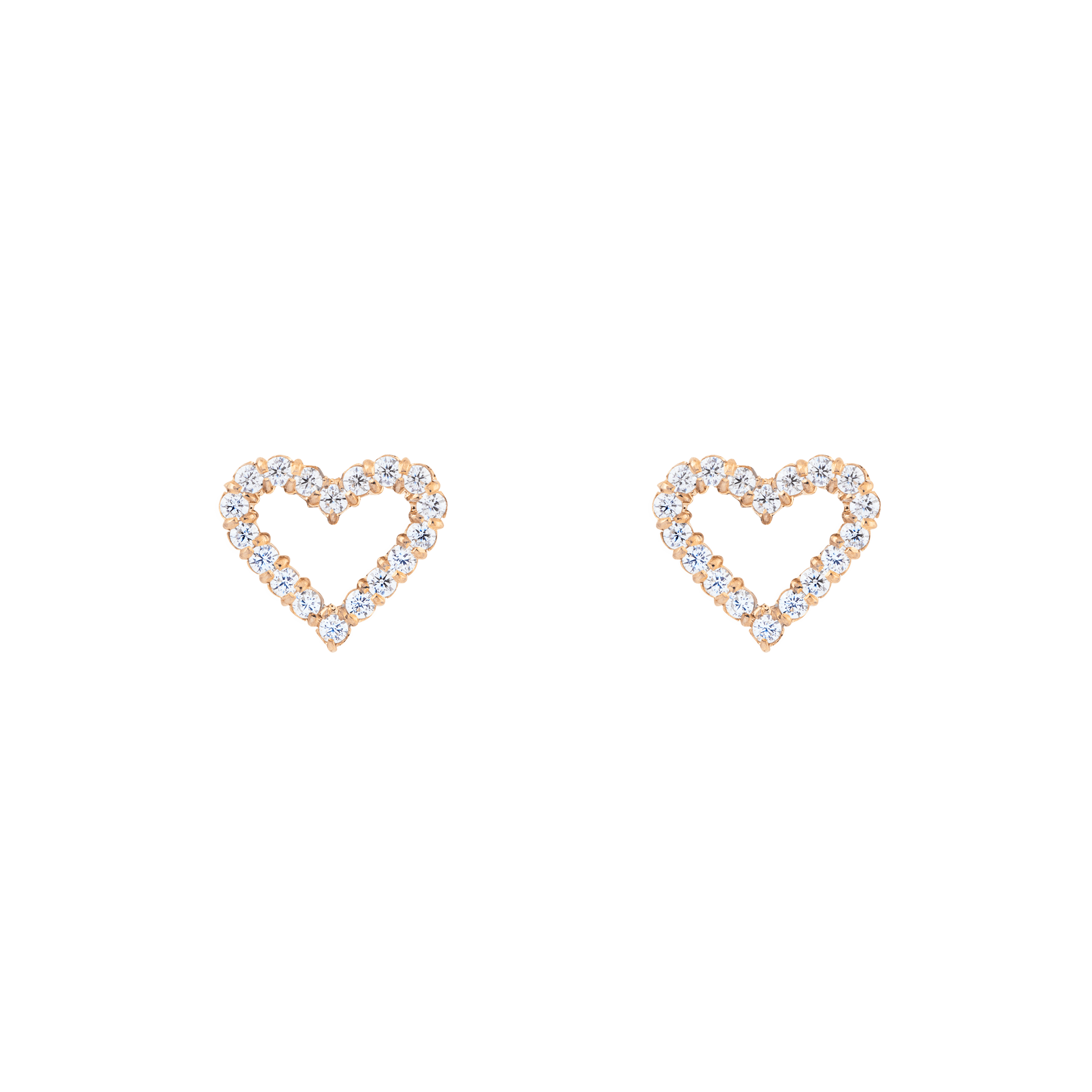 Daniel Wellington Mirelle Heart Earring Rose Gold