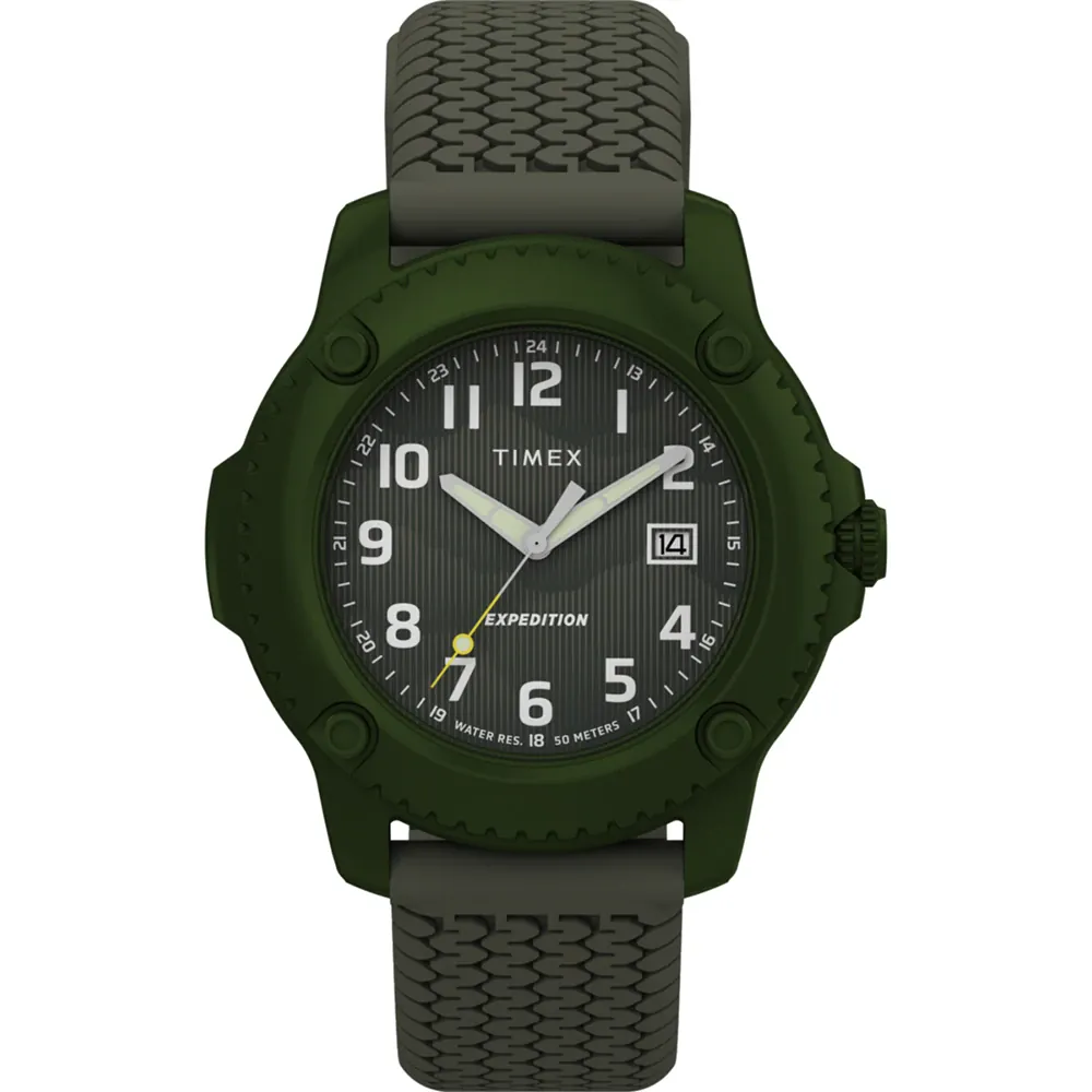 Timex Expedition Timber Green Dial, Case and Rubber Band TW4B34700