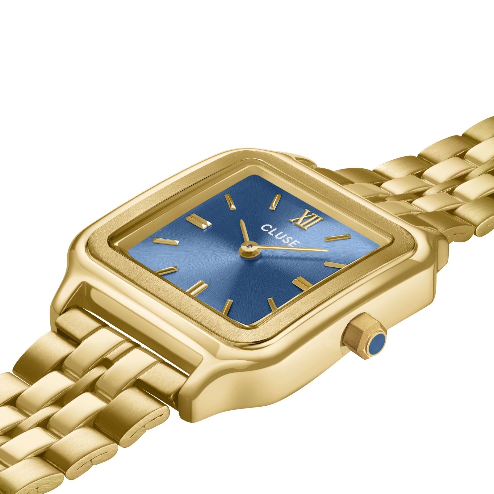 CLUSE Gracieuse Kyanite Blue Dial Gold Stainless Steel Bracelet CW11908