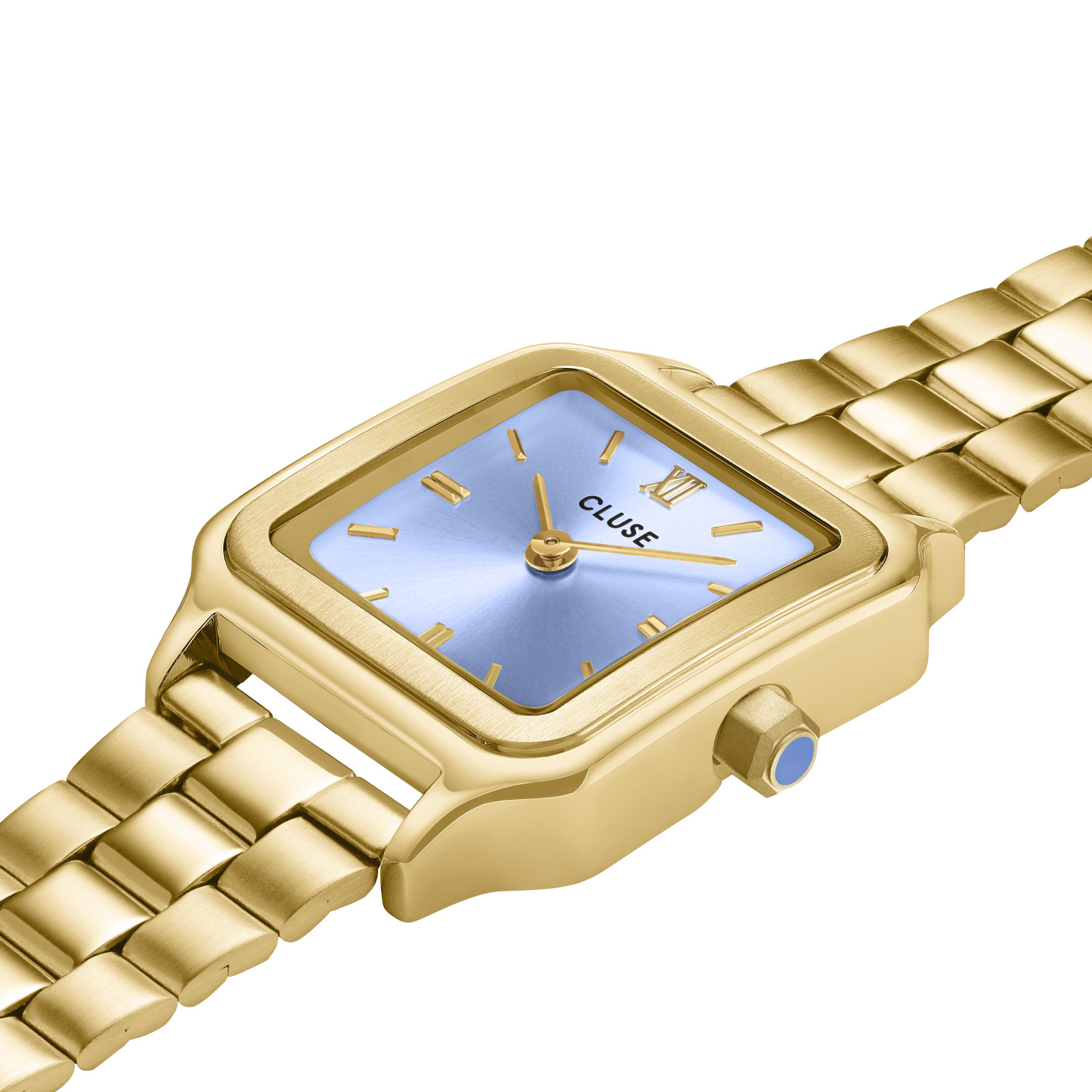 CLUSE Gracieuse Frosted Lilac Dial Gold Stainless Steel Bracelet CW11820