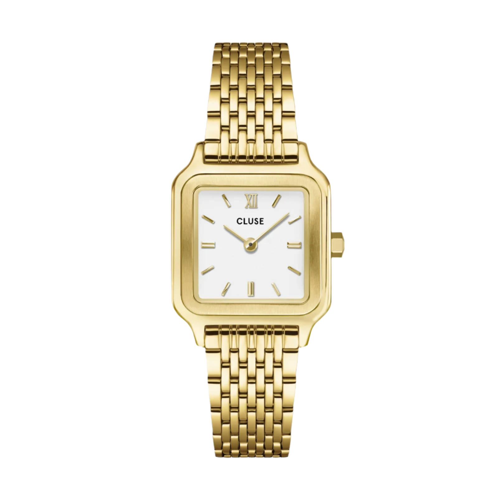 CLUSE Gracieuse White Dial Gold Stainless Steel Bracelet Set Box CG11804