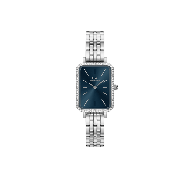 Daniel Wellington Quadro 20X26mm Bezel 5-Link Arctic Sunray Watch DW00100670