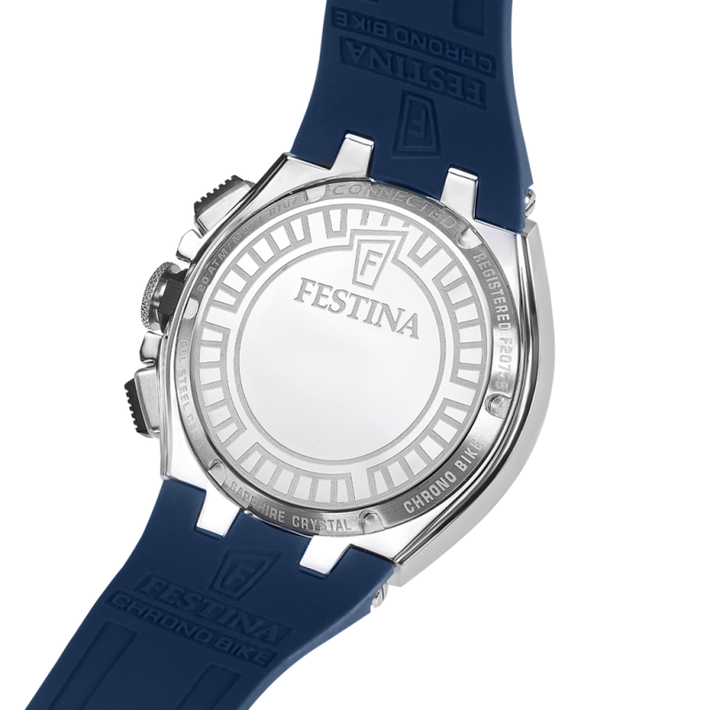 Festina ChronoBike White Dial Blue Rubber Strap Men's Watch F20755/1