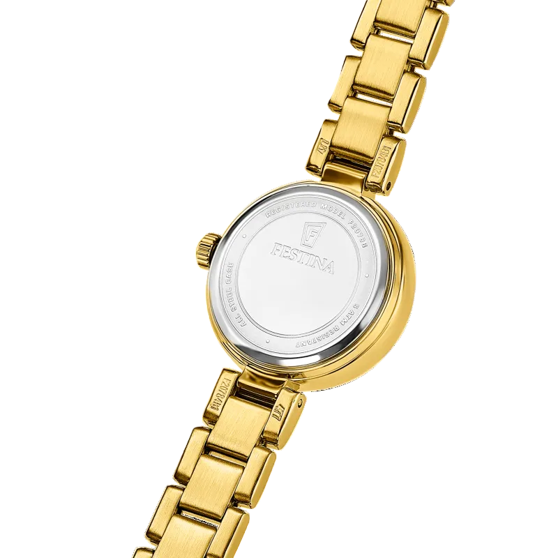 Festina Mademoiselle Gold Dial Stainless Steel Women's Watch F20786/2