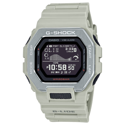 G-Shock G-Lide Sport Tide White Resin Band Watch GBX100-8D