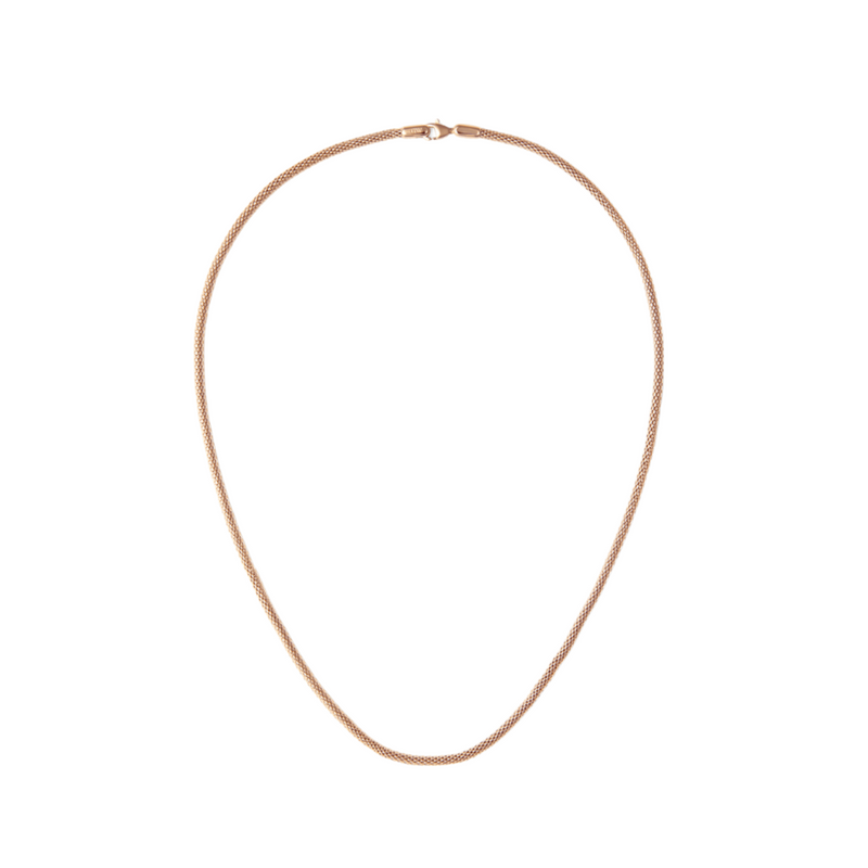 Daniel Wellington Tide Mesh Rose Gold Necklace DW00401097