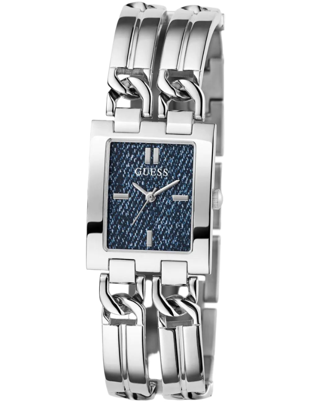 Guess MOD ID Blue Dial Stainless Steel Watch GW0807L1