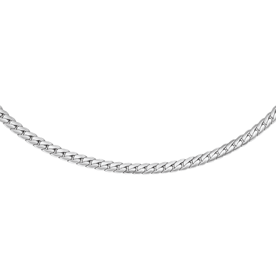 Flat Chain Silver Necklace DW00400543