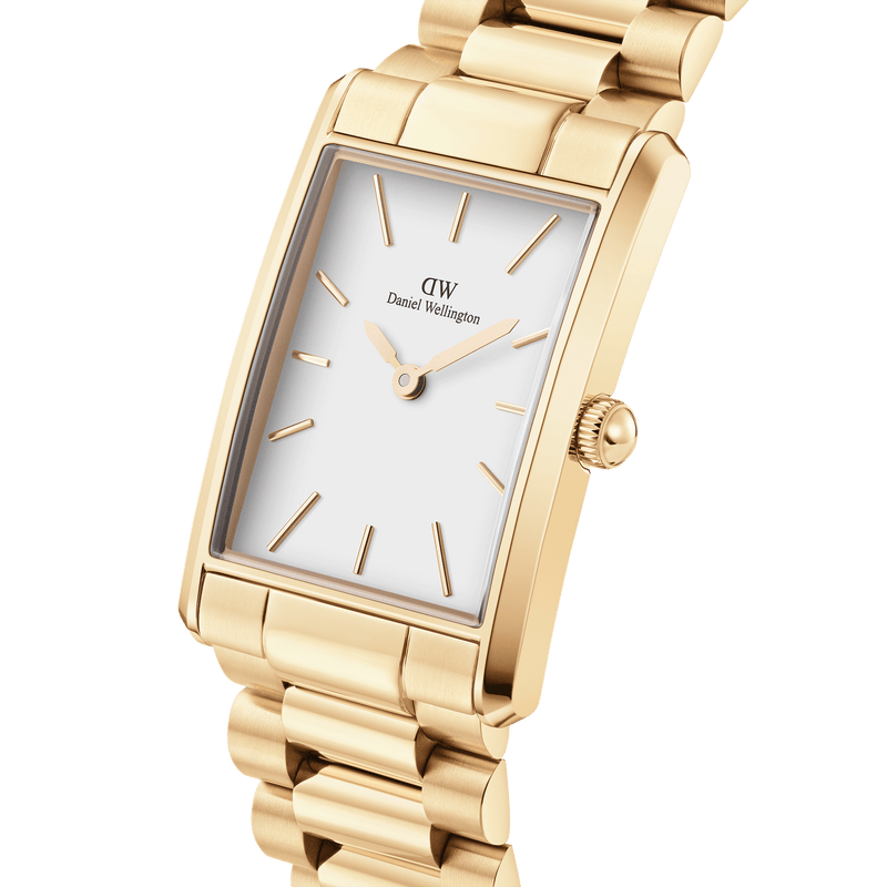 Daniel Wellington Bound 3-Link Gold White Dial Watch DW00100703