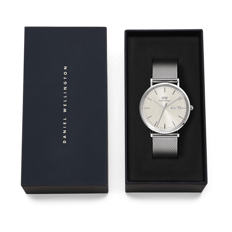 Daniel Wellington Classic Sterling Champagne Dial Watch DW00100828