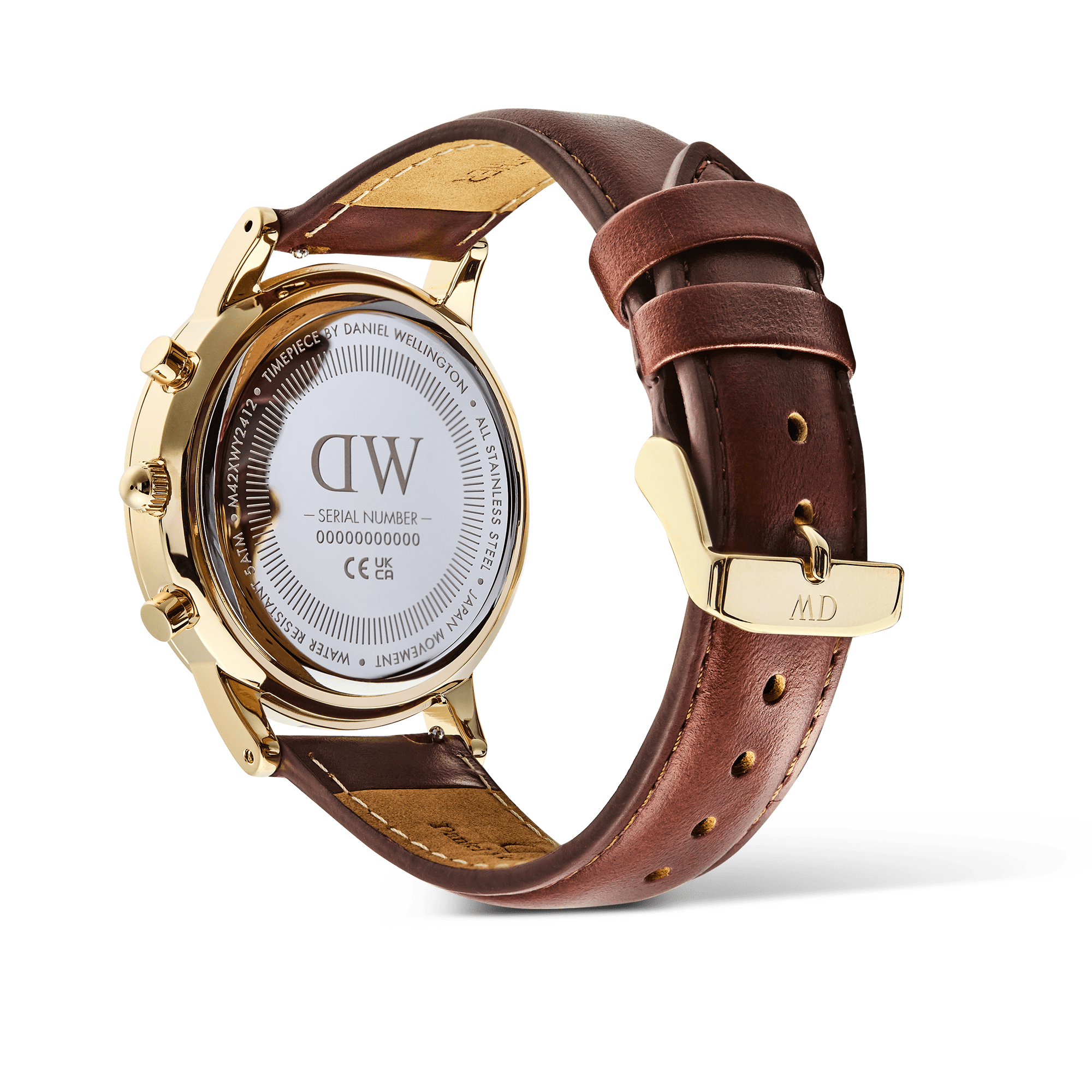 Daniel Wellington Iconic Chronograph  St Mawes Emerald Panda Gold