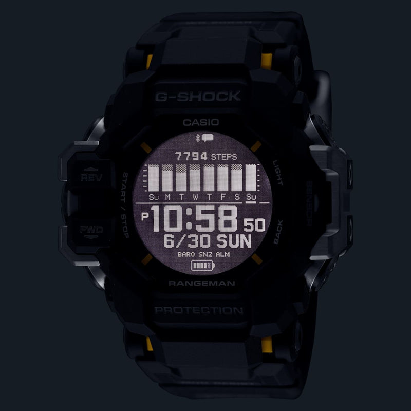 RANGEMAN GPR-H1000-1D Resilient Timepiece with GPS and Heart Rate Monitor