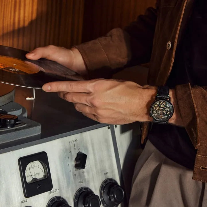 Accutron Spaceview Evolution x Hudson Whiskey 28A209