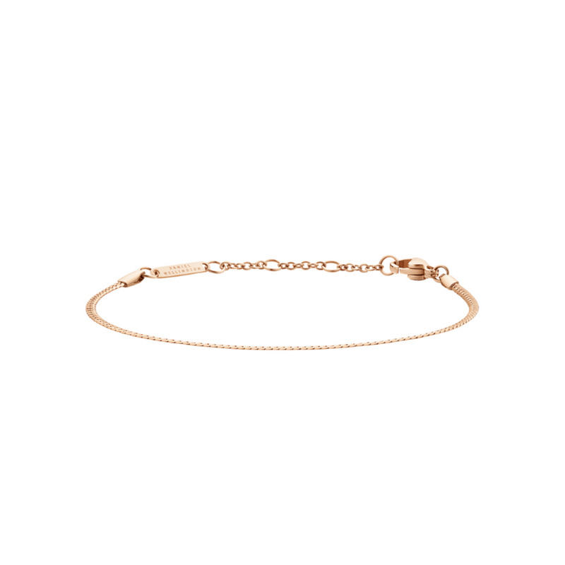 Daniel Wellington Flat Chain Bracelet 155-185mm Rose Gold DW00400541