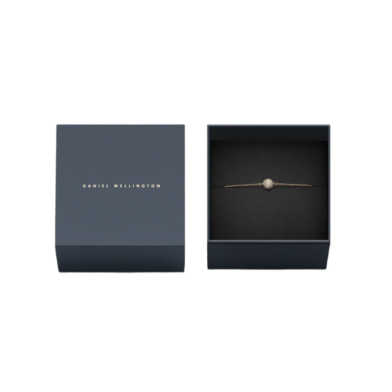 Daniel Wellington Pavé Crystal Pendant Gold Bracelet DW00400641