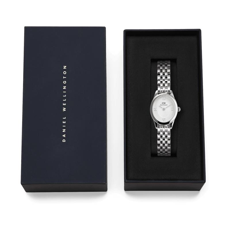 Daniel Wellington Ophelia Mini Beans Link White Dial Watch DW00100808