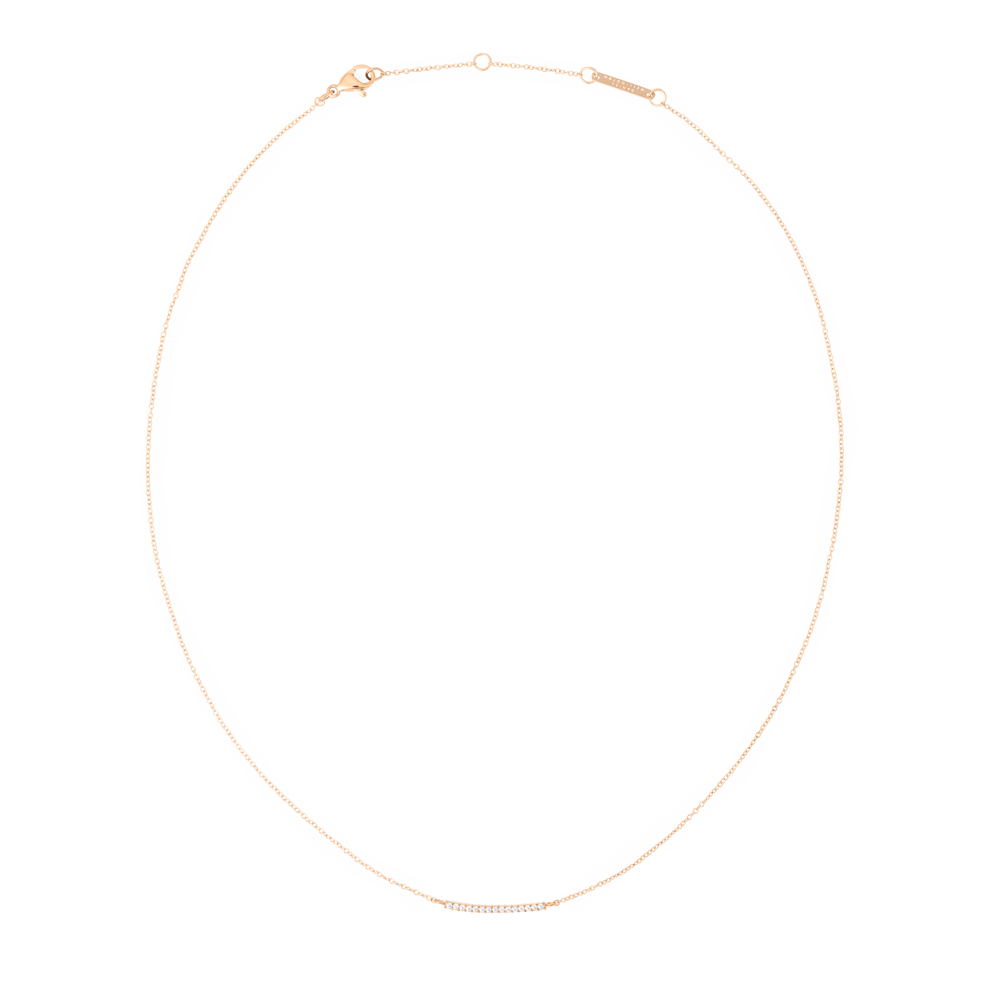 Daniel Wellington Mirelle Eternity Necklace Rose Gold
