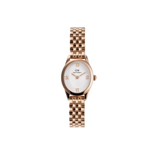 Daniel Wellington Ophelia Mini Beans Link White Dial Watch DW00100805