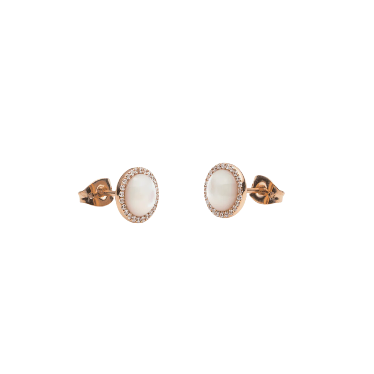 Daniel Wellington Audrey Mother of Pearl Rose Gold Earrings DW00401411