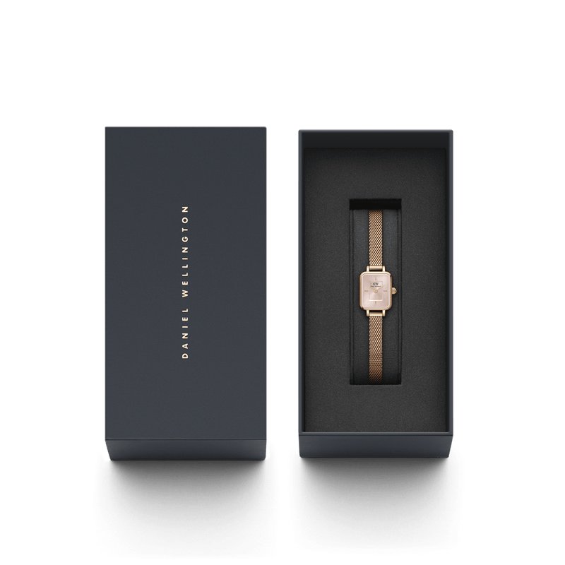 Daniel Wellington Quadro Mini 15x18mm Melrose RG Pink DW00100650