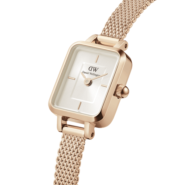 Daniel Wellington Quadro Mini 15x18mm Melrose RG Champagne DW00100651