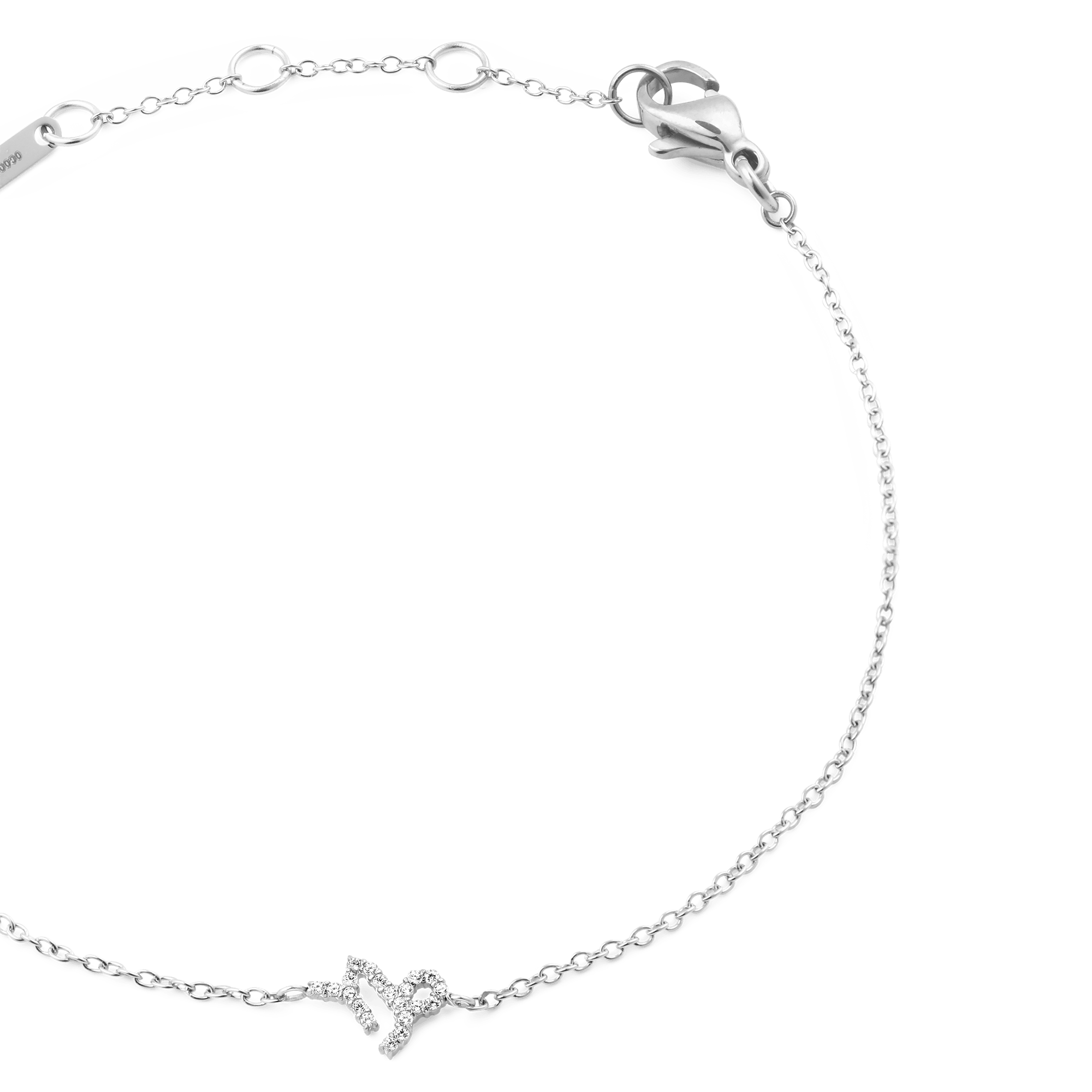 Daniel Wellington Crystal Zodiac Chain Bracelet Silver