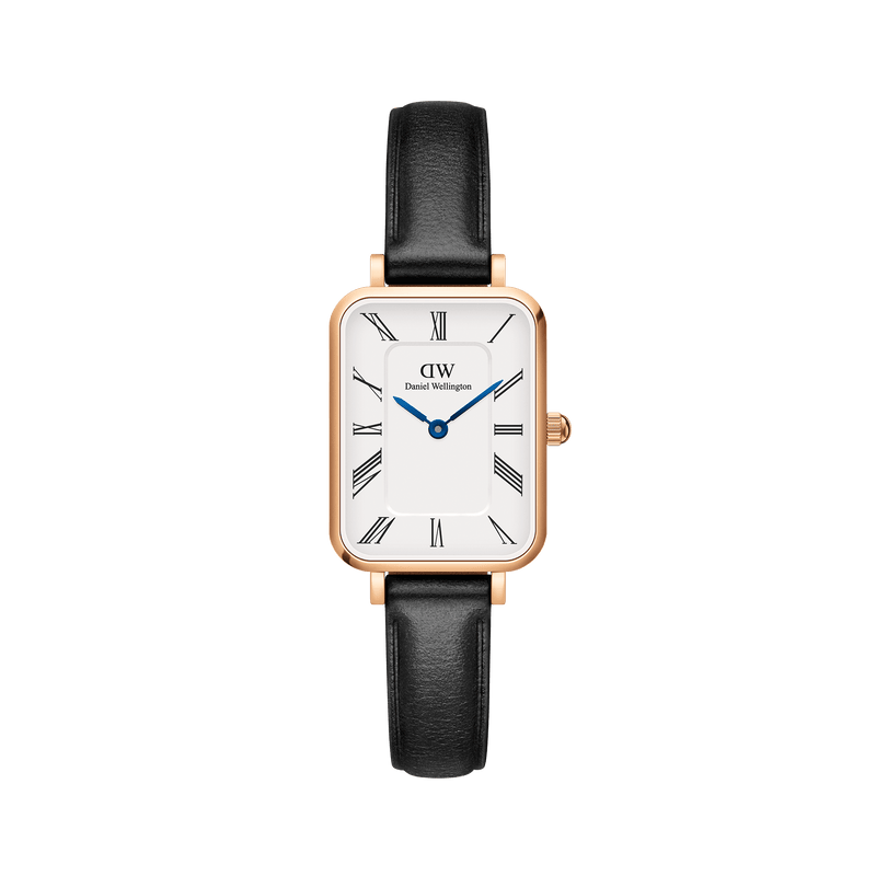 Daniel Wellington Quadro Roman Numerals Sheffield Rose Gold Watch DW00100689