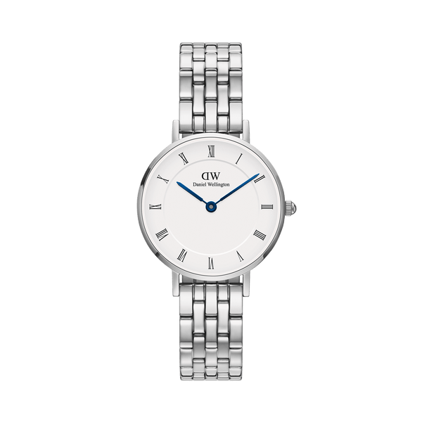 Daniel Wellington Petite Roman Numerals 5-Link Silver Watch DW00100685