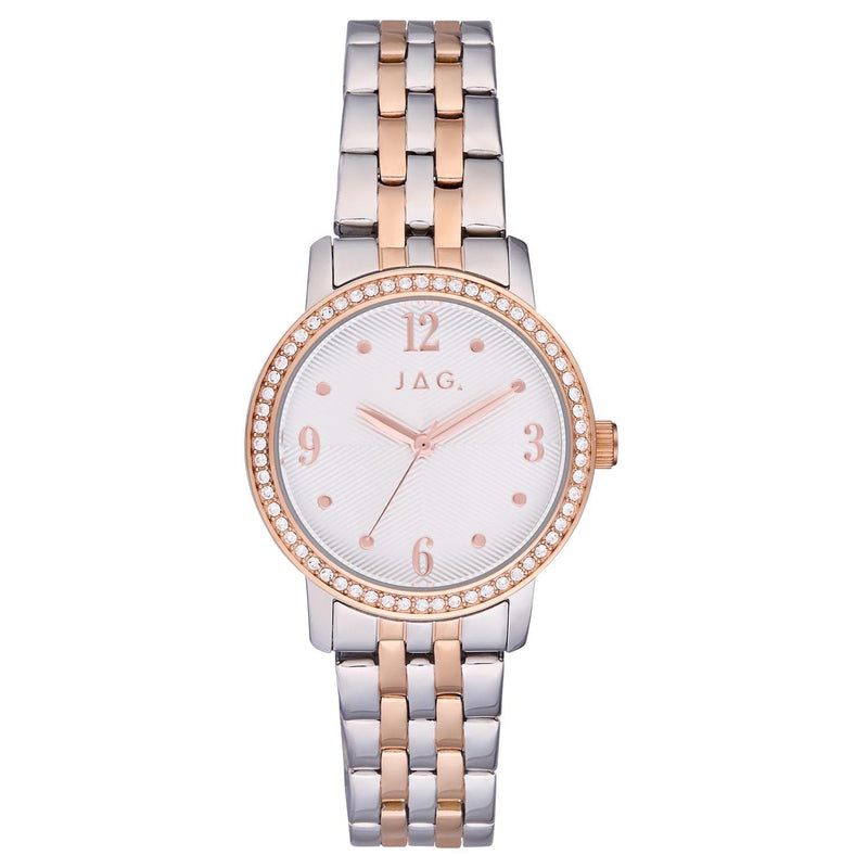 Jag Stephanie Rose Gold Dial 32mm Watch J2444A