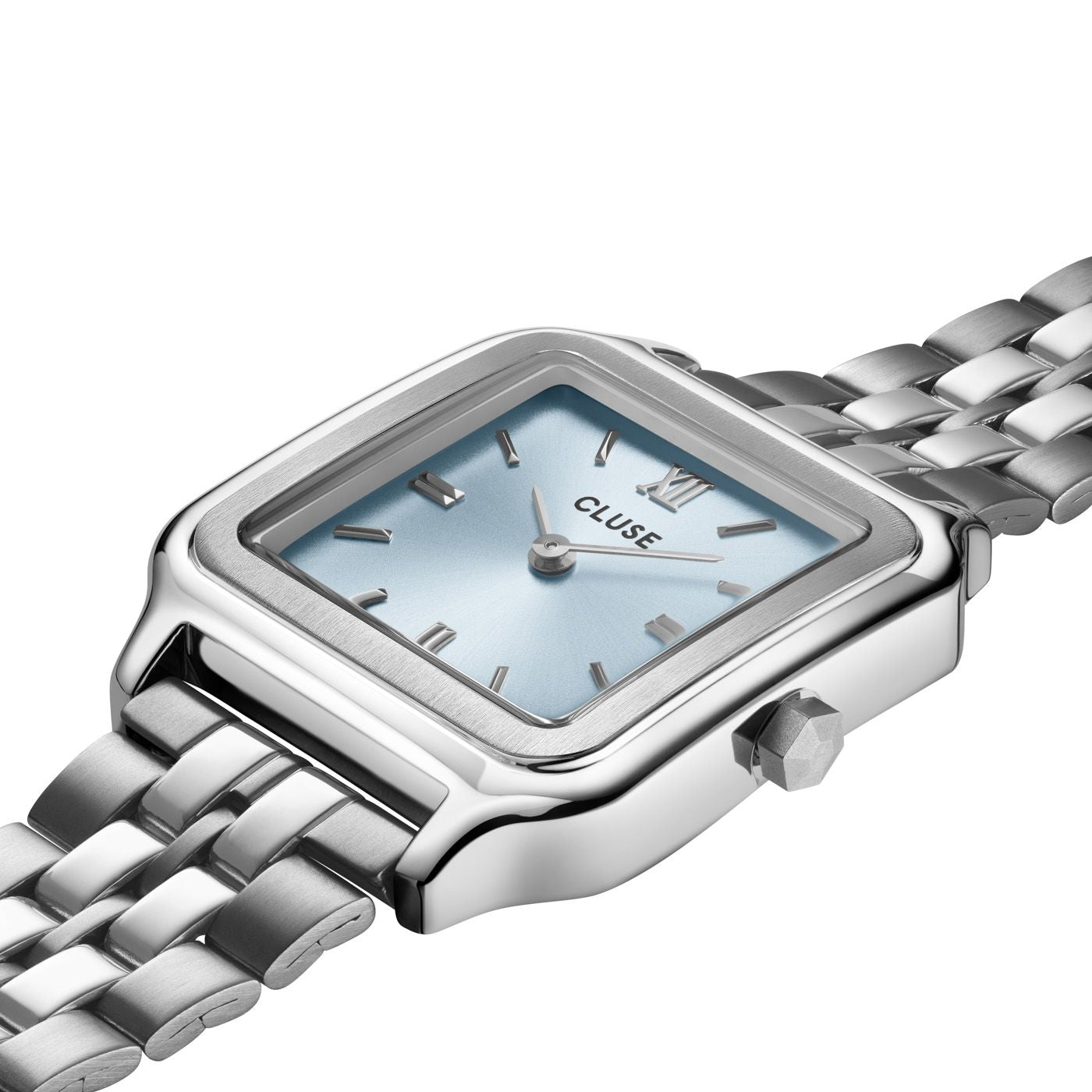 CLUSE Gracieuse Light Blue / Silver Link Watch CW11904