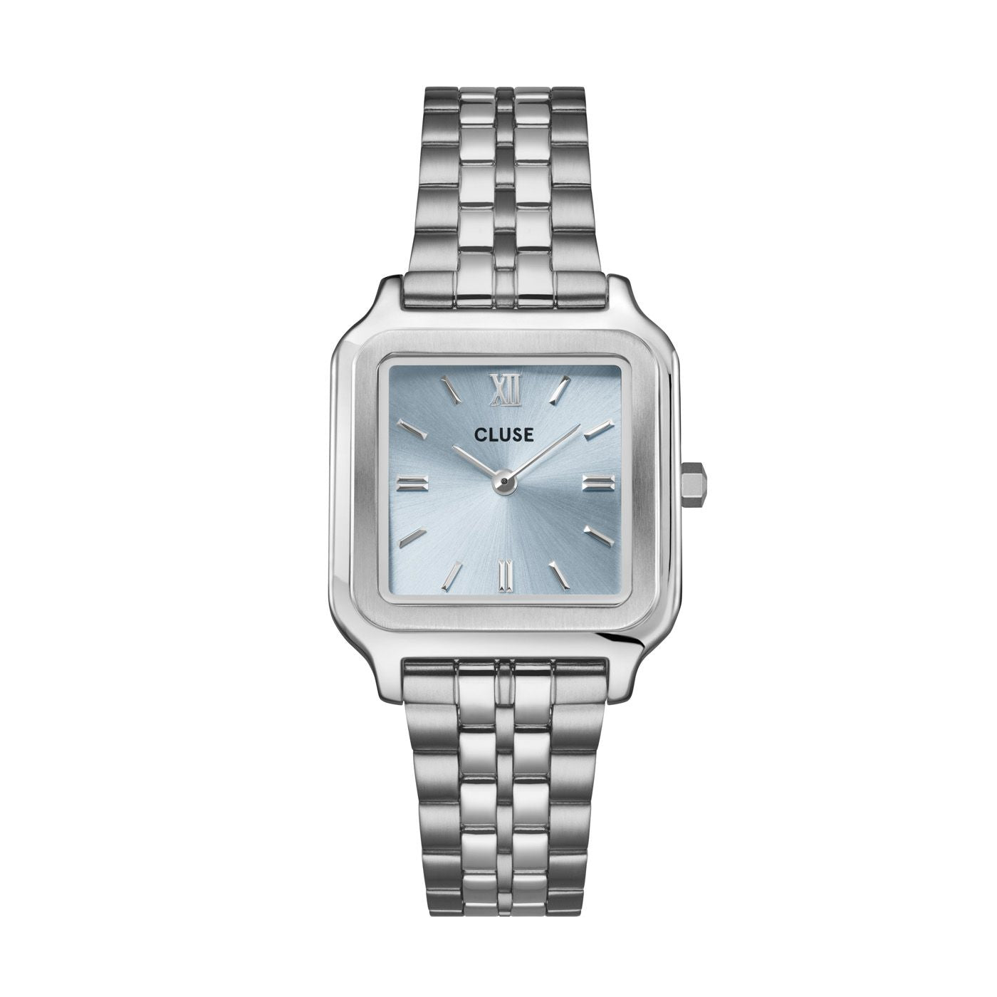 CLUSE Gracieuse Light Blue / Silver Link Watch CW11904