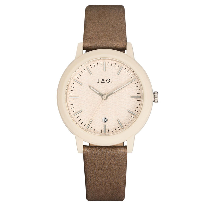 Jag Bronte Beige Dial 39.5mm Watch J2630